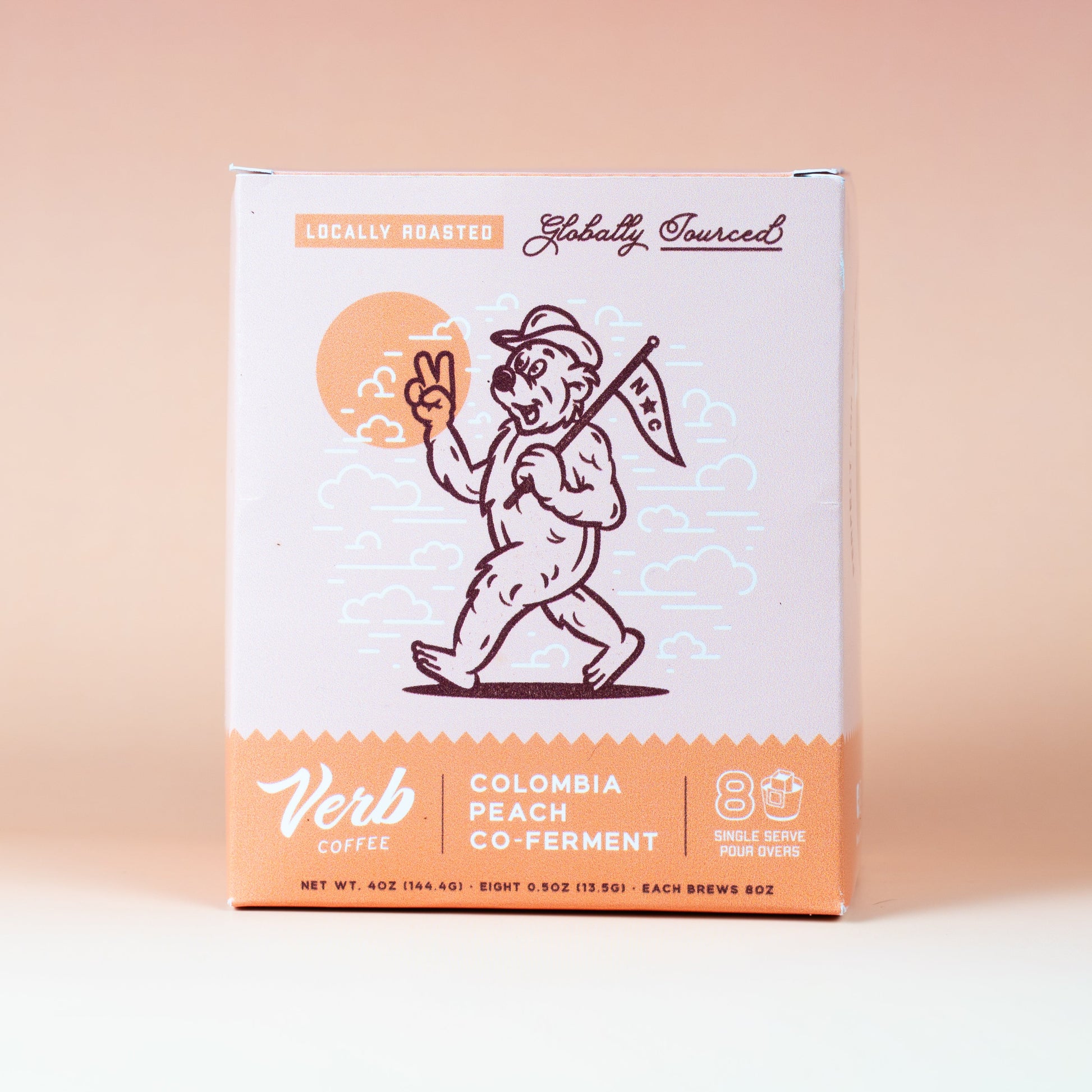 Colombia Peach Pour Ta Pack Box of 8ct.